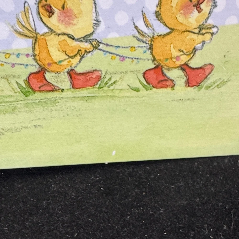 Hobby Lobby Duckling Parade Canvas with Yellow and Blue